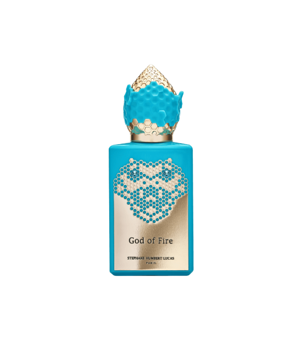 God of Fire EdP bottle by Stéphane Humbert Lucas 777,