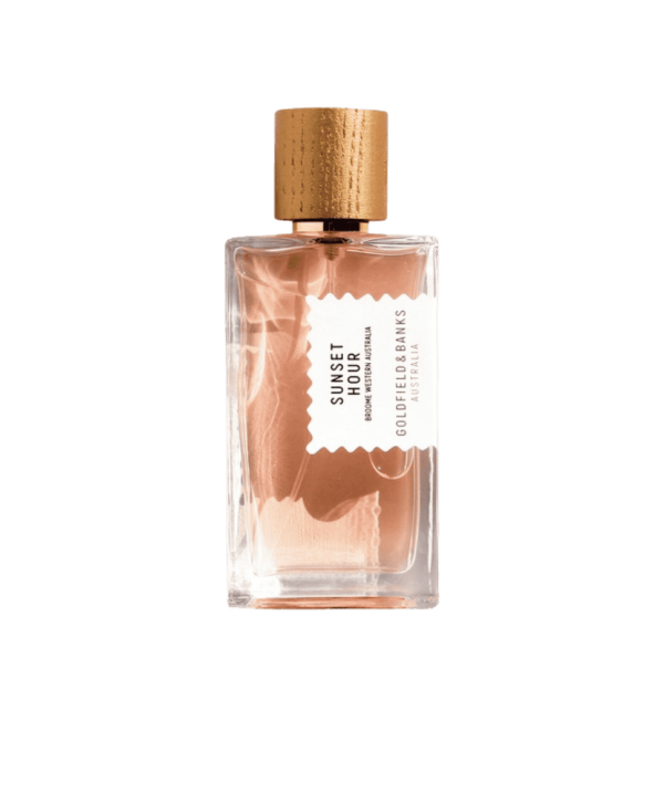 Try a Perfume Sample of Goldfield & Banks Sunset Hour with tropical fruits like mandarin and peach.